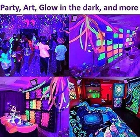 UV LED Black Light, High Power 10W LED Black Light Flood Light IP65-Waterproof - Picture 5 of 7